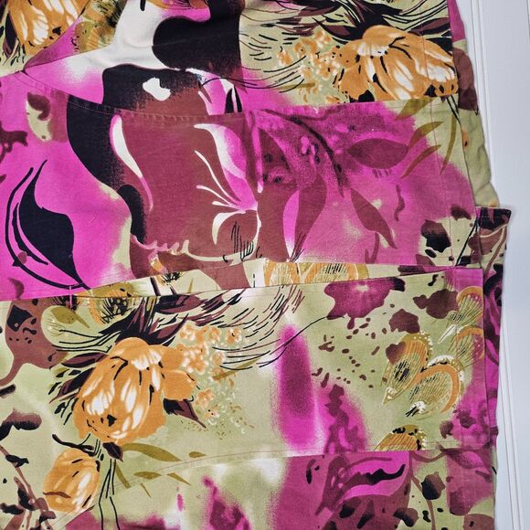 Vintage Floral Jacket Women’s Large Retro Button-Up Lightweight Spring Coat - Picture 7 of 7